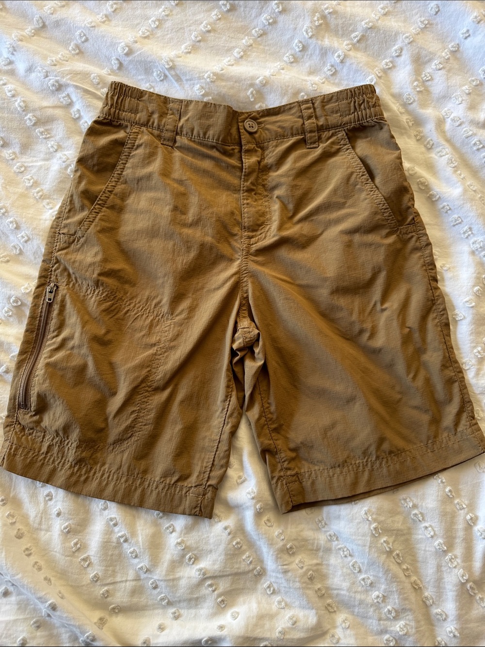 Columbia Boy’s Dark Tan Hiking Shorts